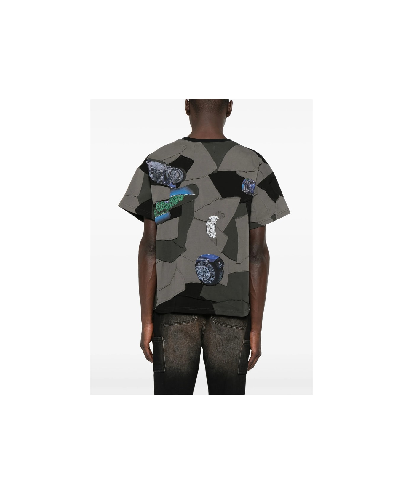 Who Decides War T-shirt - GREY/BLACK