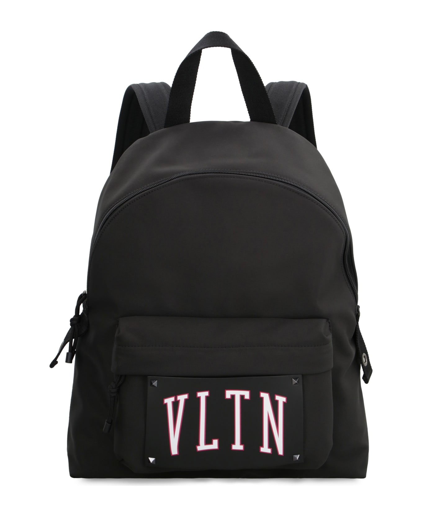 Valentino Garavani - Logo Detail Nylon Backpack - black