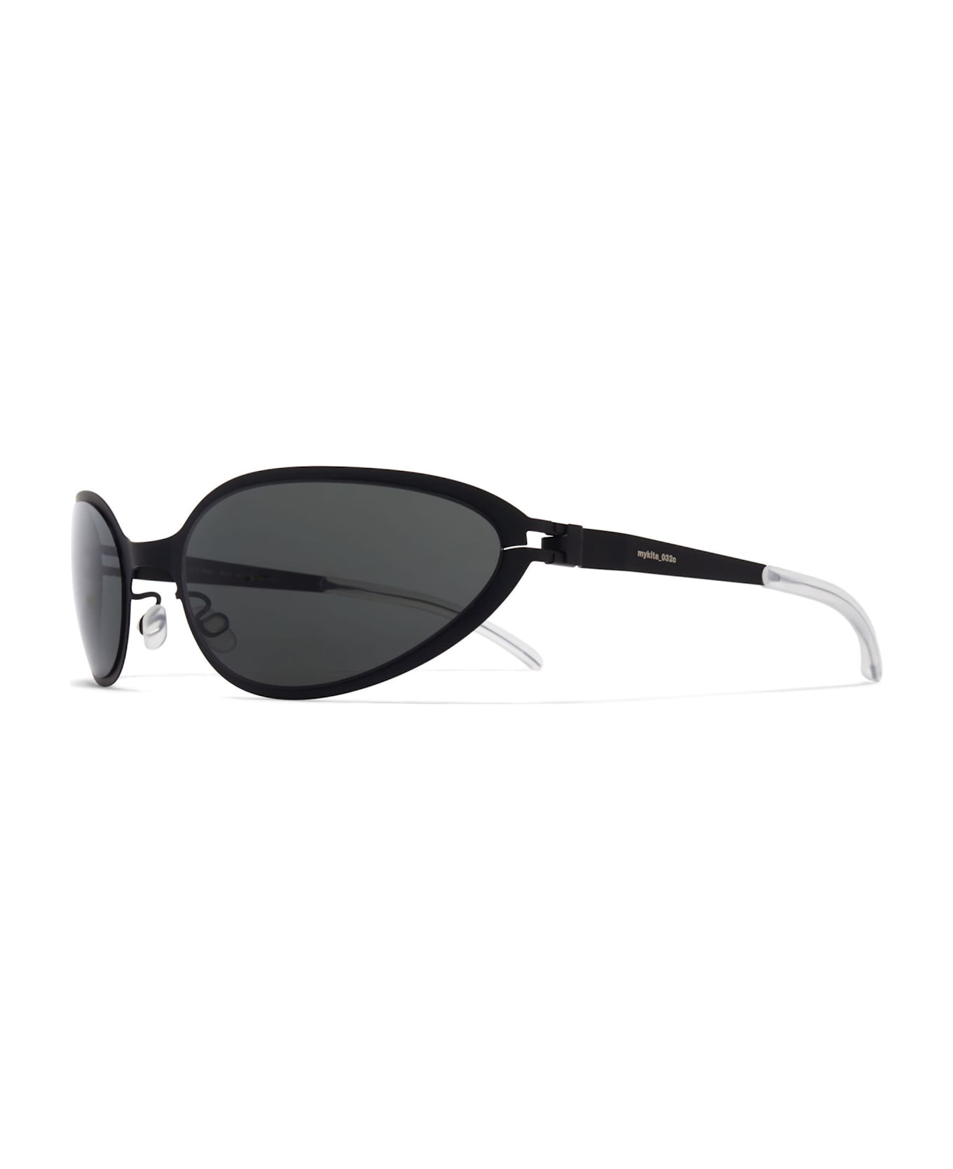 Mykita Bear - Black Solid Sunglasses - Black