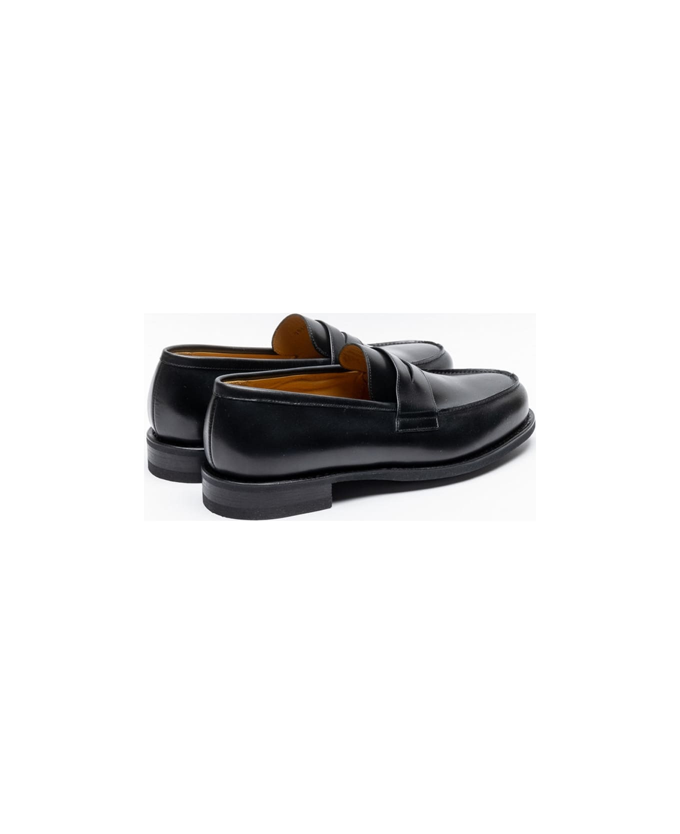 Paraboot Black Calf Penny Loafer - Nero
