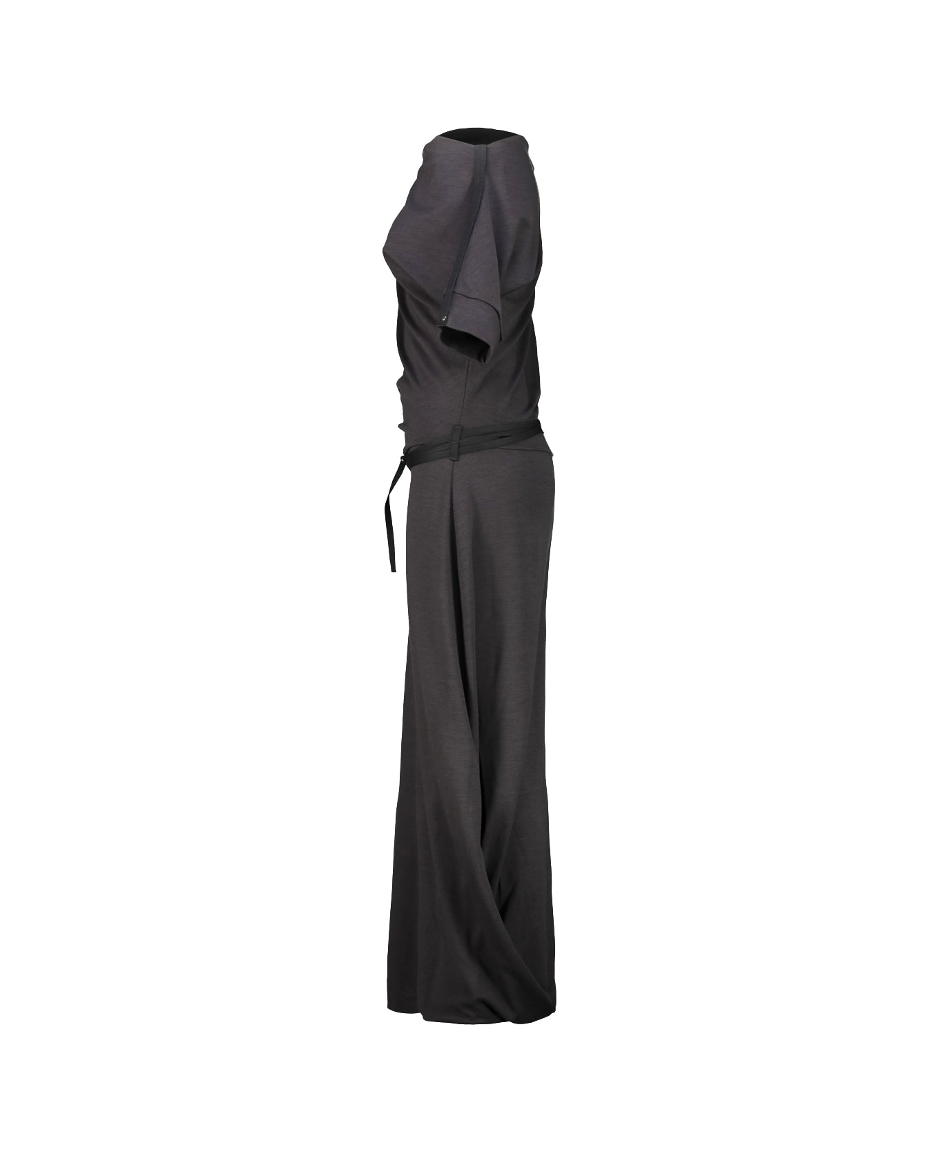 Lemaire Twisted Hem Dress - Anthracite
