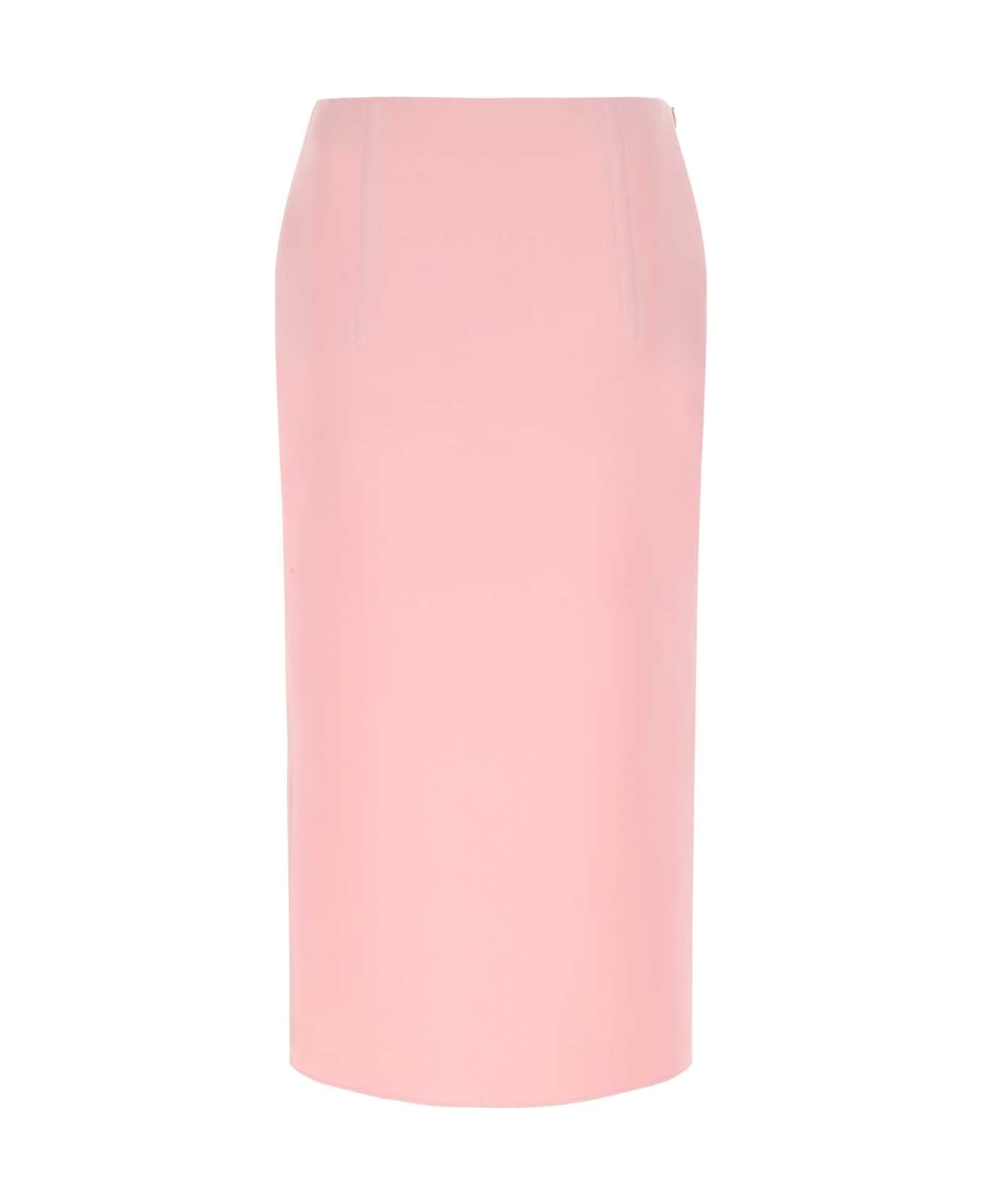 Prada Pink Satin Skirt - F0442
