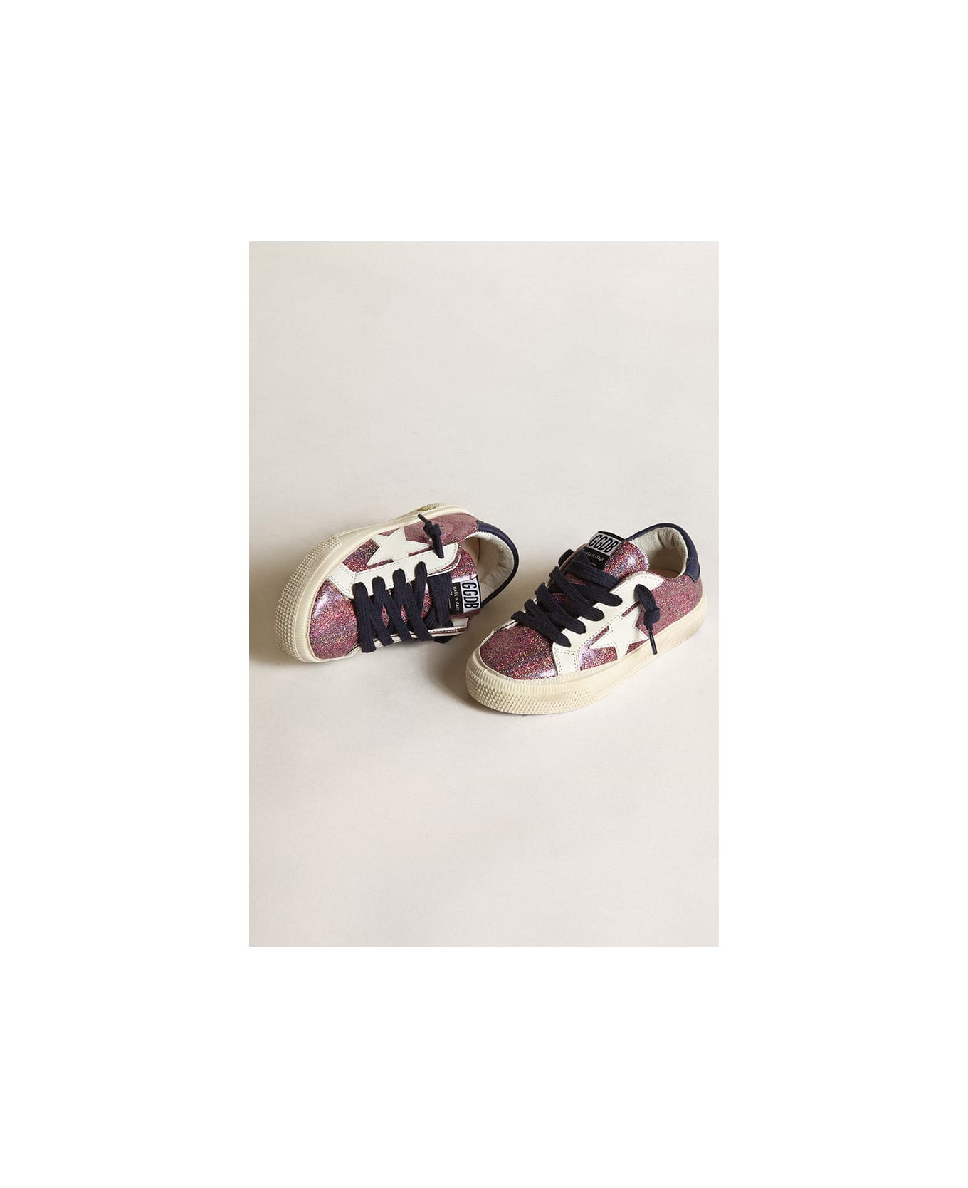Golden Goose Sneakers With Logo - Multicolor