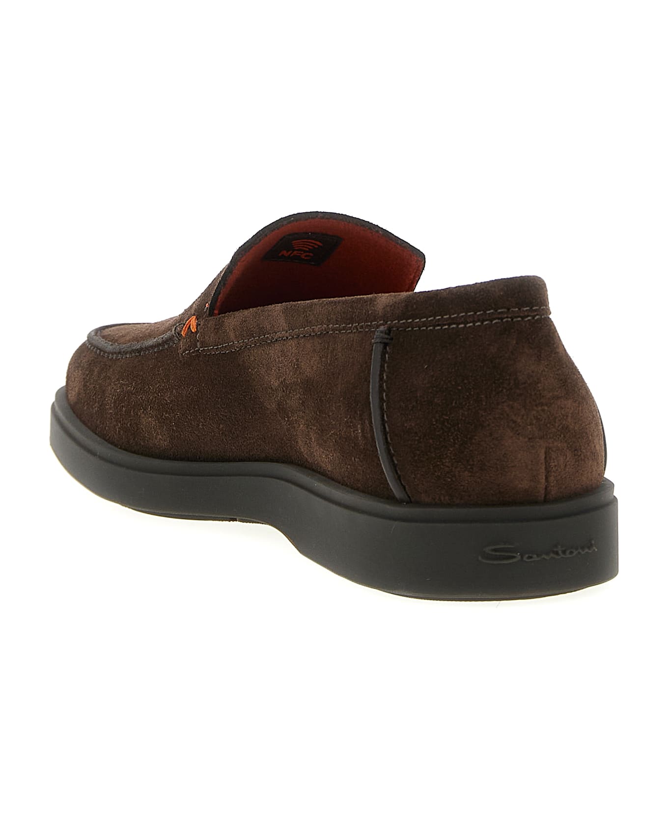 Santoni 
drain
 Loafers - Brown