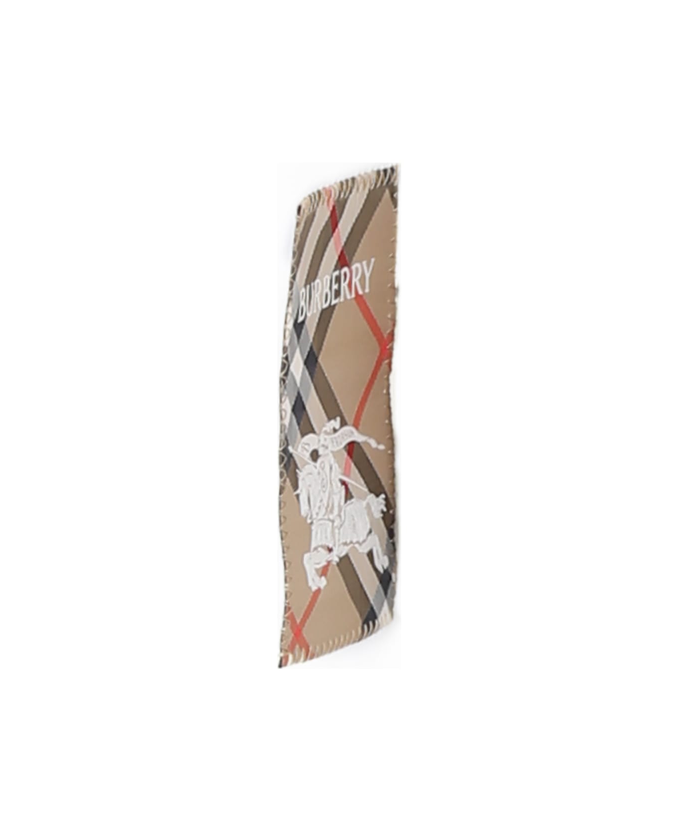 Burberry White T-shirt For Boykids With Logo Patch - White