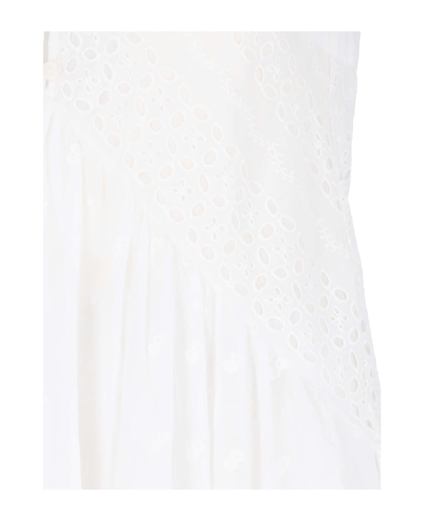 Marant Étoile 'sabba' Long Dress - White ワンピース＆ドレス
