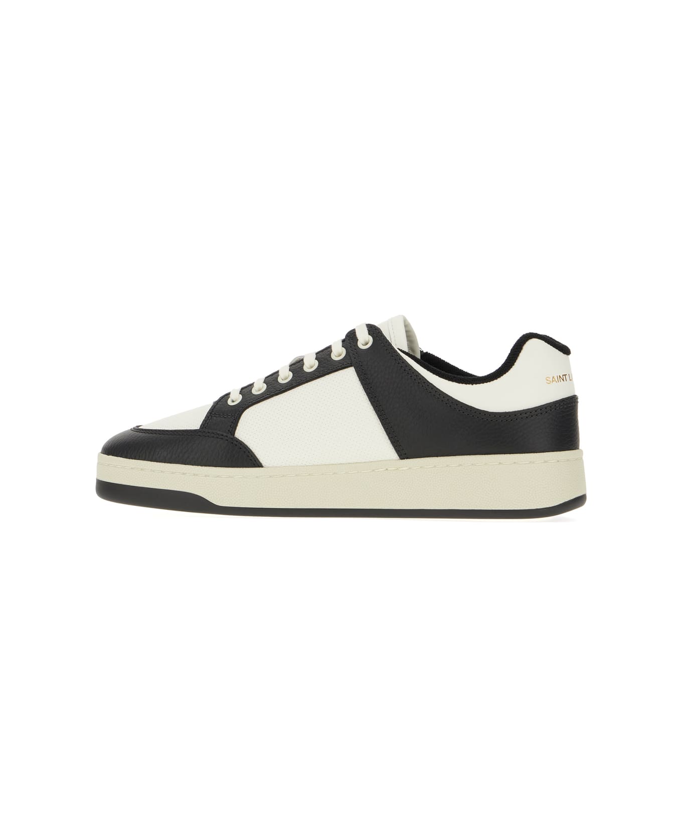 Saint Laurent Two-tone Leather Court Sl/61 Sneakers - 9063