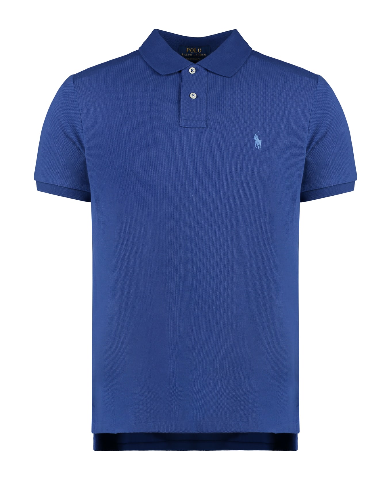 Ralph Lauren Cotton Piqué Polo Shirt - blue ポロシャツ