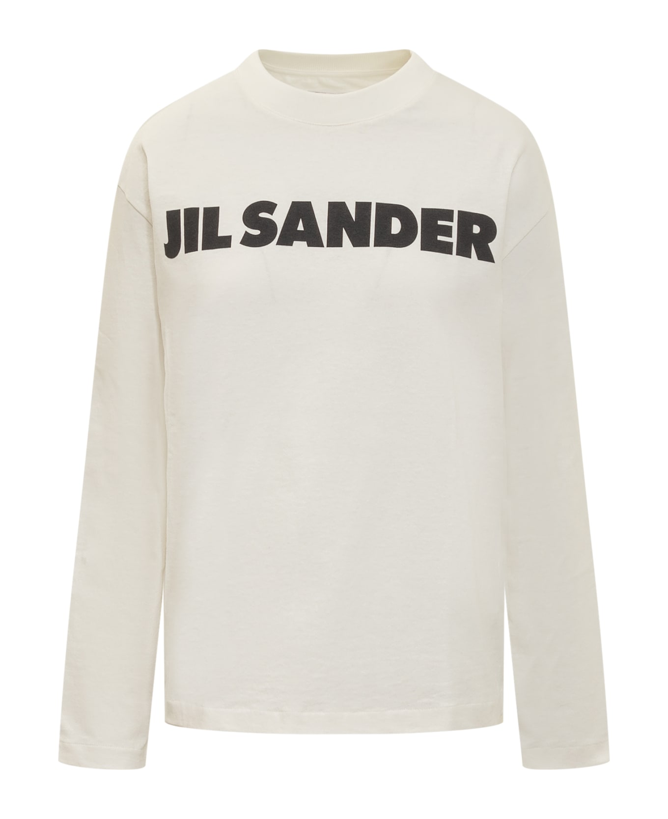 Jil Sander Logo Sweatshirt - PORCELAIN