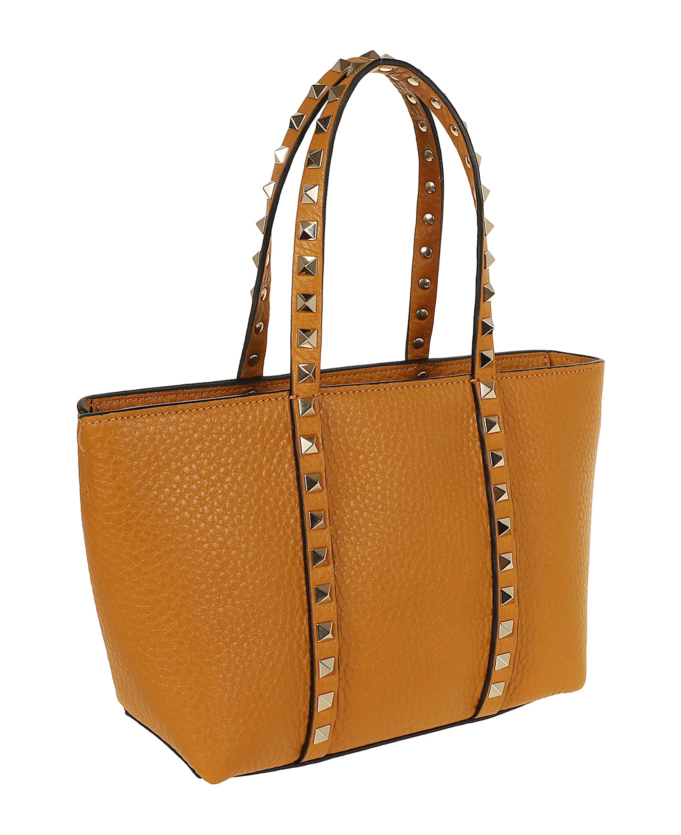 Valentino Garavani Mini Tote Rockstud - Golden Cuir