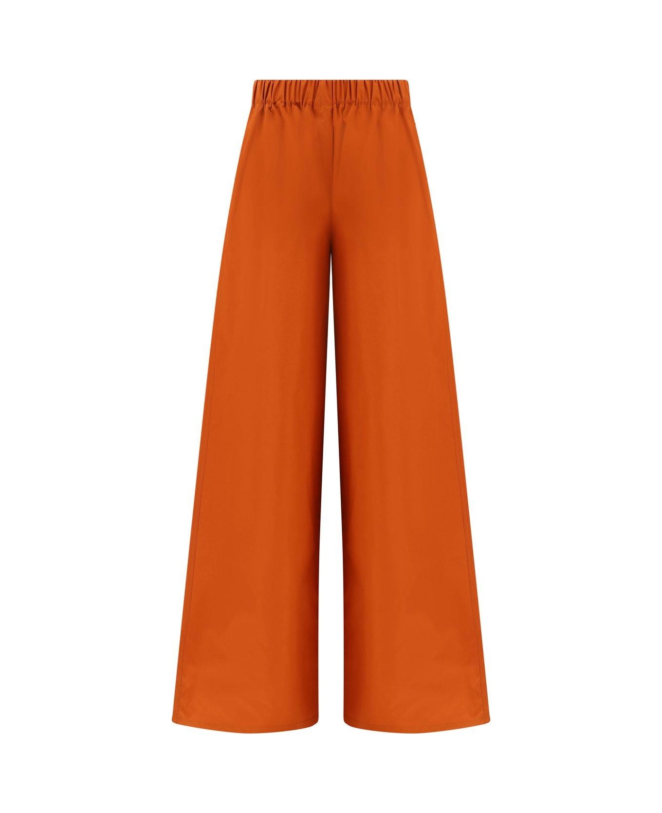 Max Mara High Waisted Wide Leg Trousers - Orange ボトムス