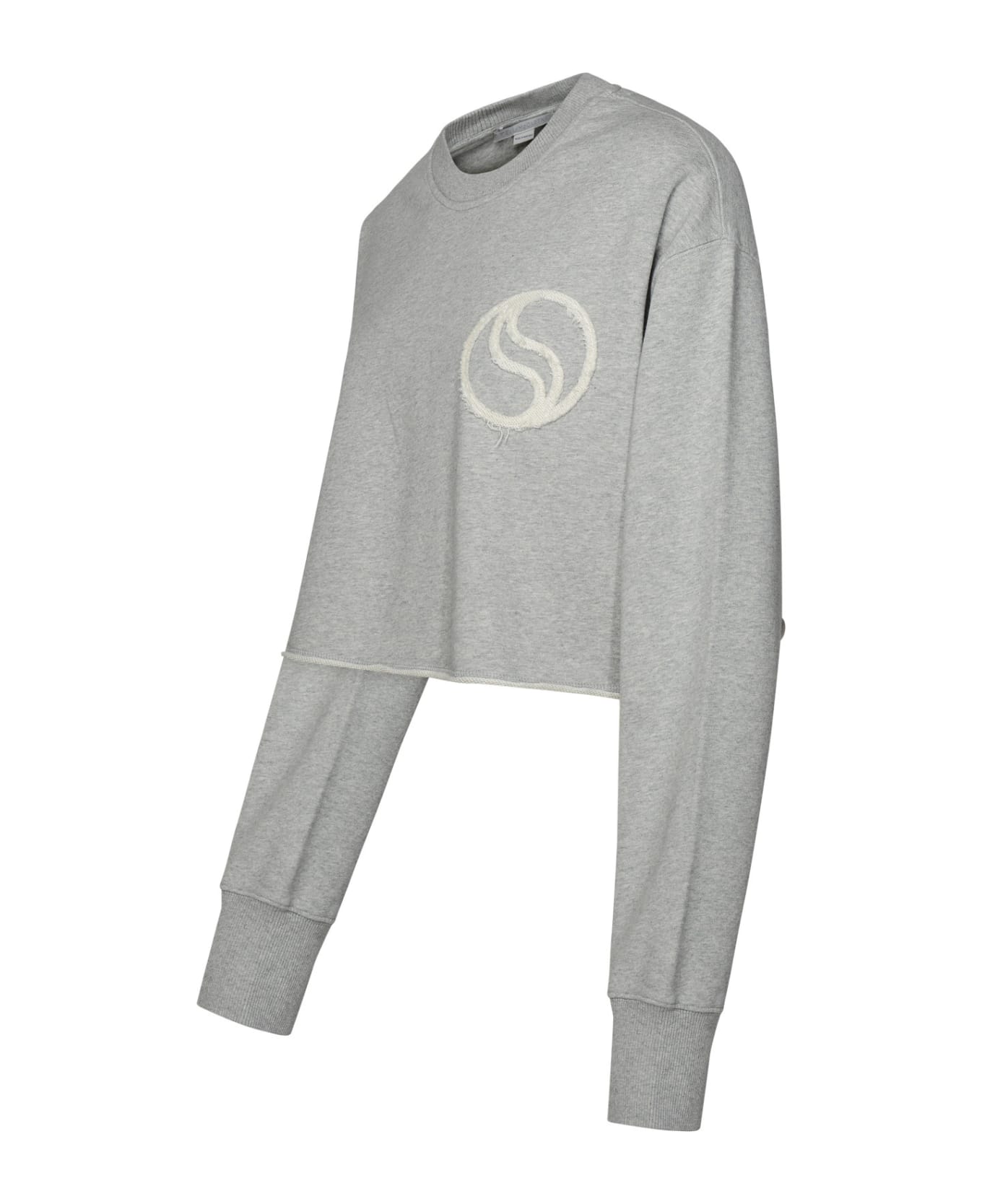 Stella McCartney 
s-wave
 Grey Organic Cotton Sweatshirt - Light Grey Melange