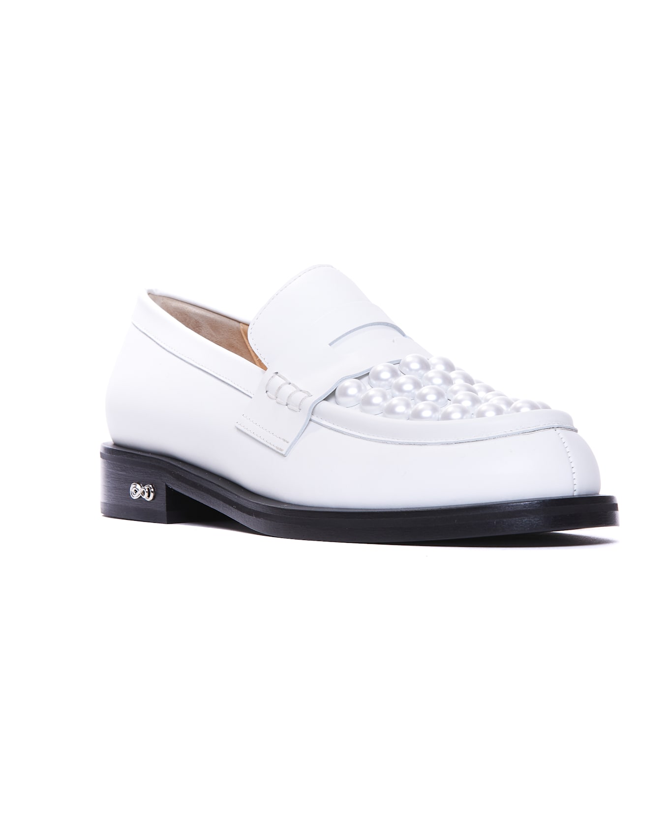 Mach & Mach Sirene Loafers - White