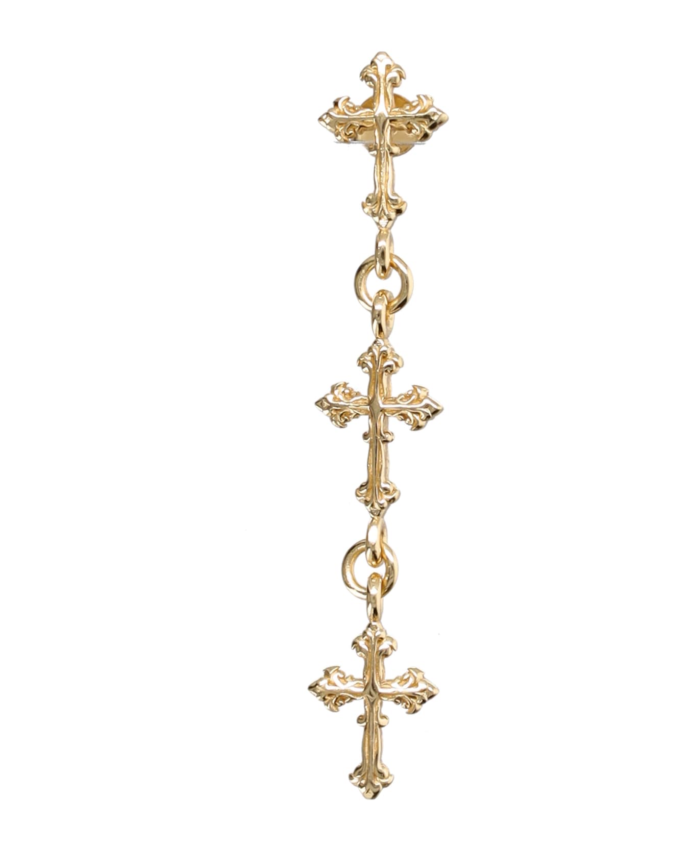 Emanuele Bicocchi Avelli Multi- Cross Single Earring - GOLD