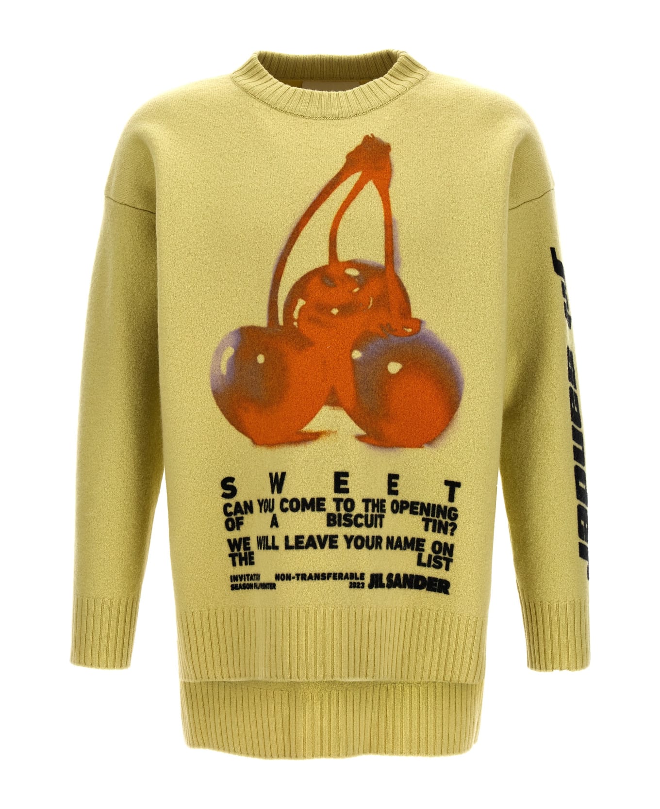 Jil Sander 'fashion Show Invitation' Sweater - Yellow