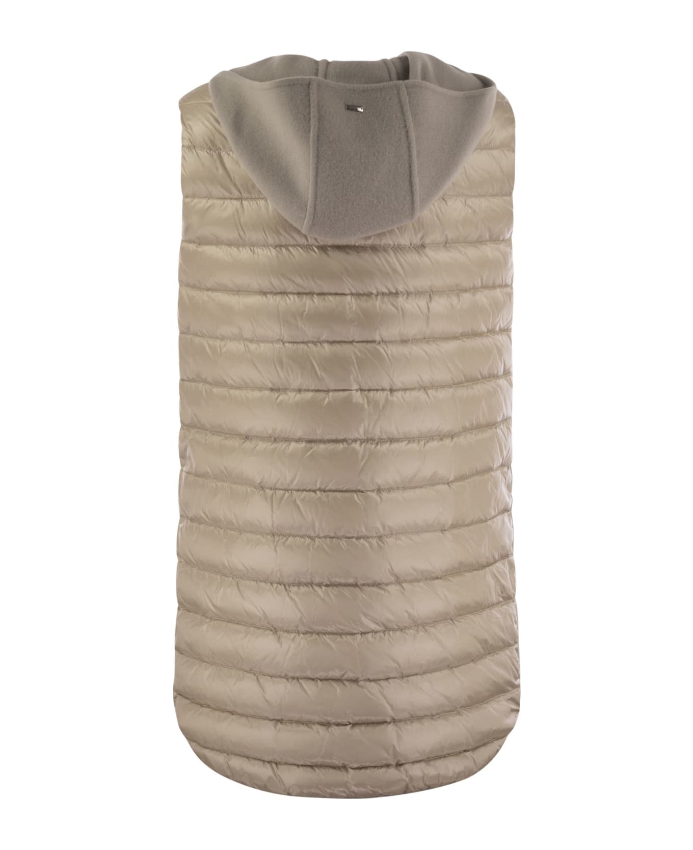 Herno Wool Hooded Sleeve - Beige