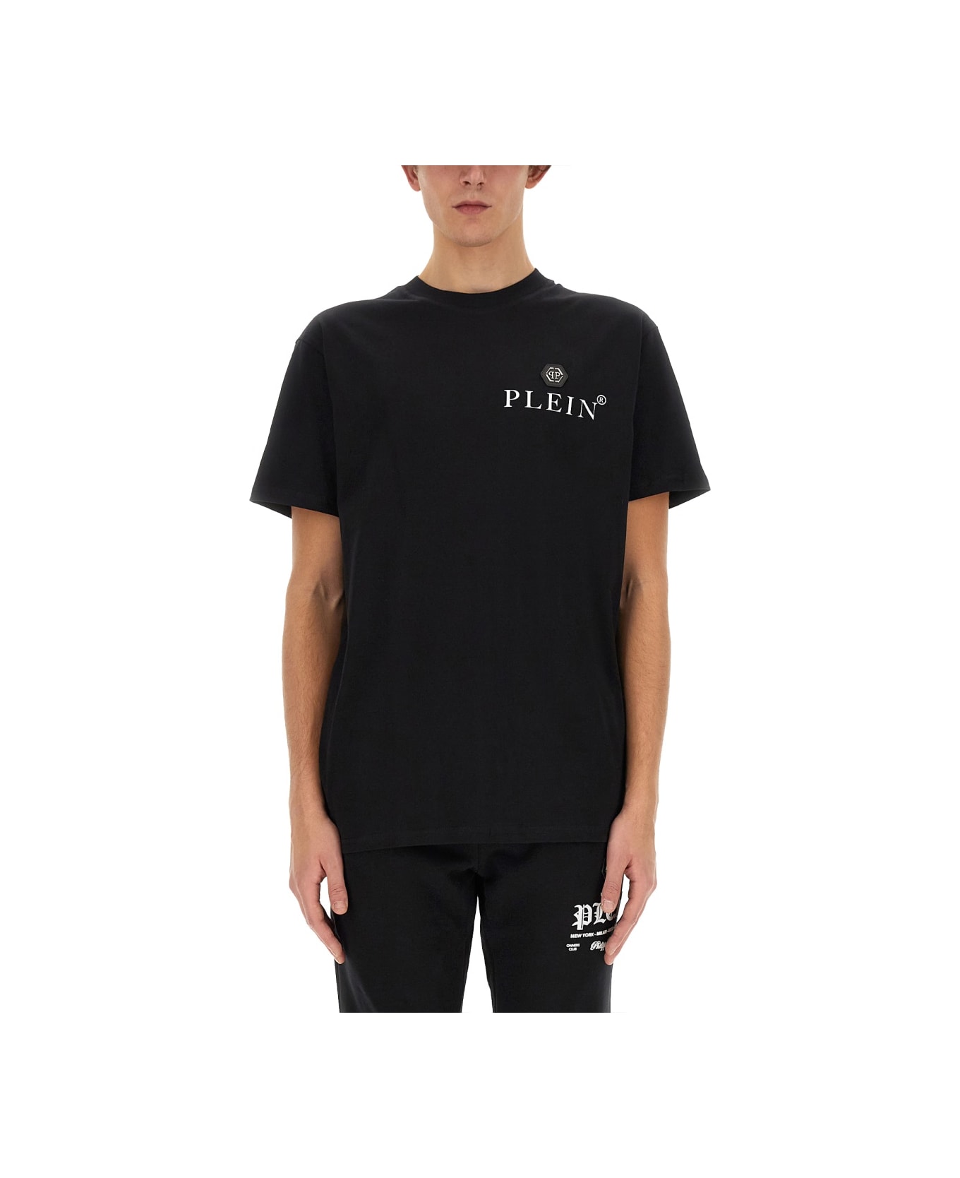Philipp Plein T-shirt With Logo - BLACK シャツ