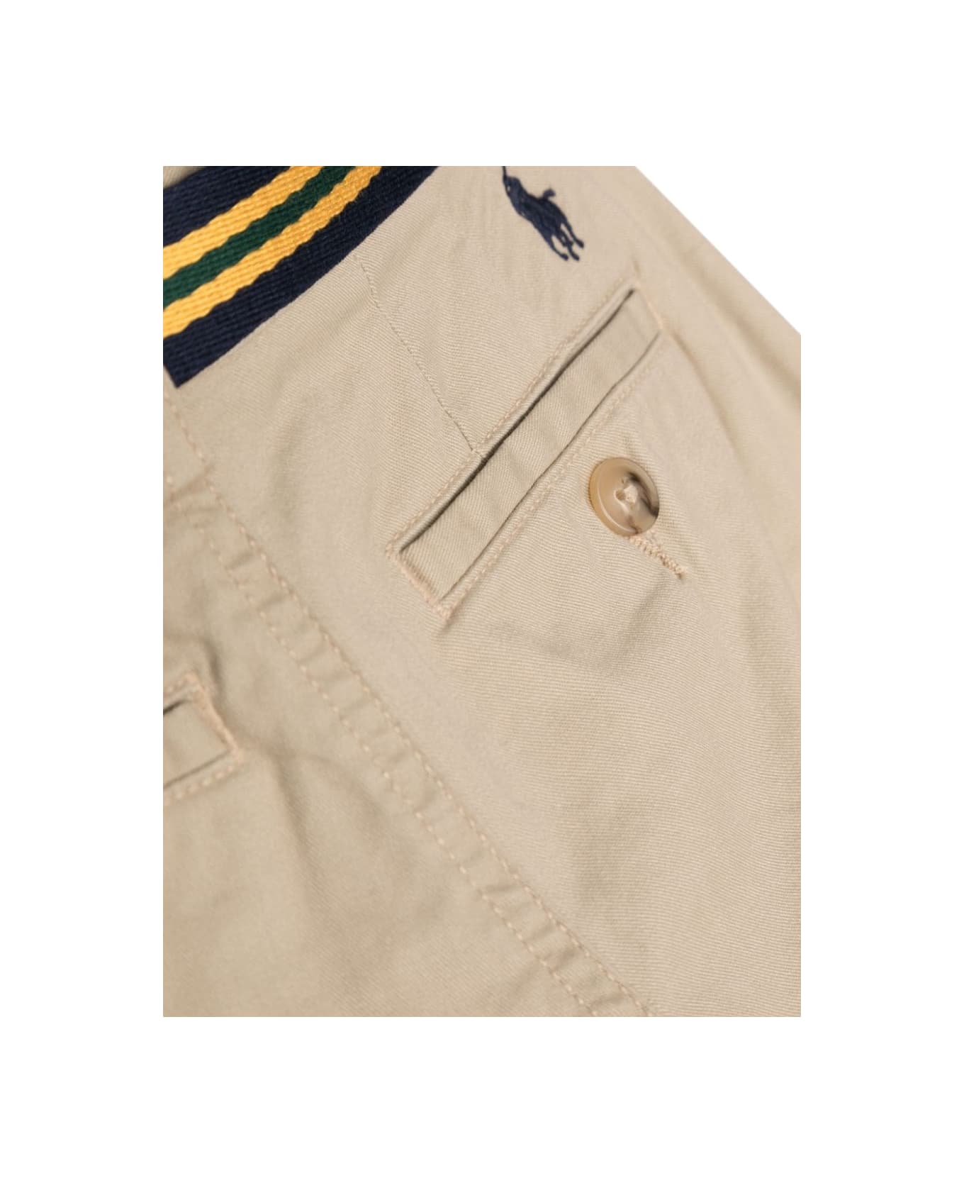 Polo Ralph Lauren Shrt-shorts-flatfront - BROWN ボトムス