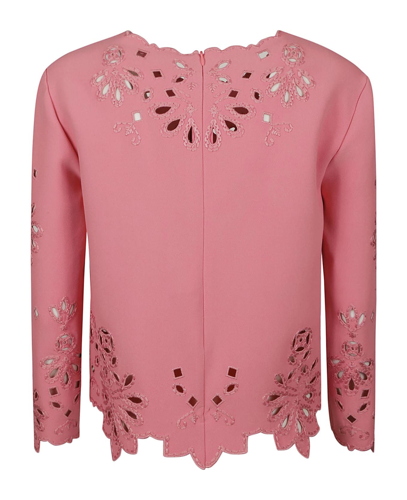 Ermanno Scervino Floral Detail Blouse - Pink ブラウス