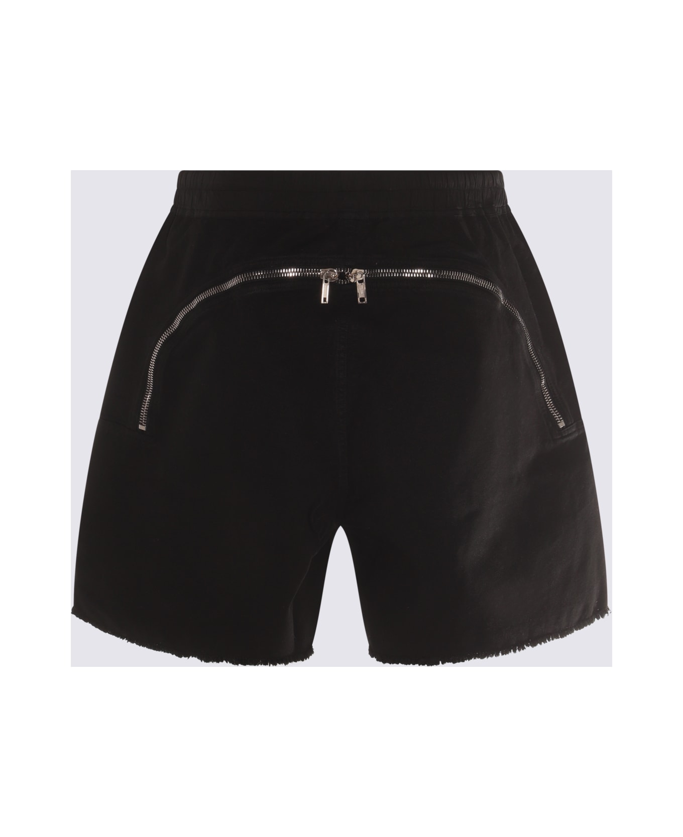 DRKSHDW Black Cotton Shorts - BLACK