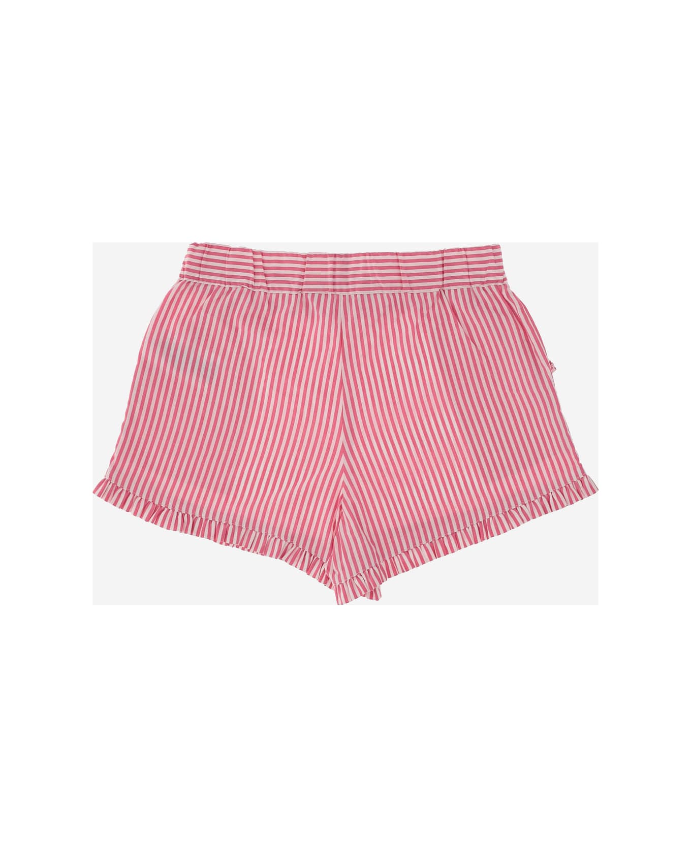 Polo Ralph Lauren Cotton Short Pants With Striped Pattern - Pink