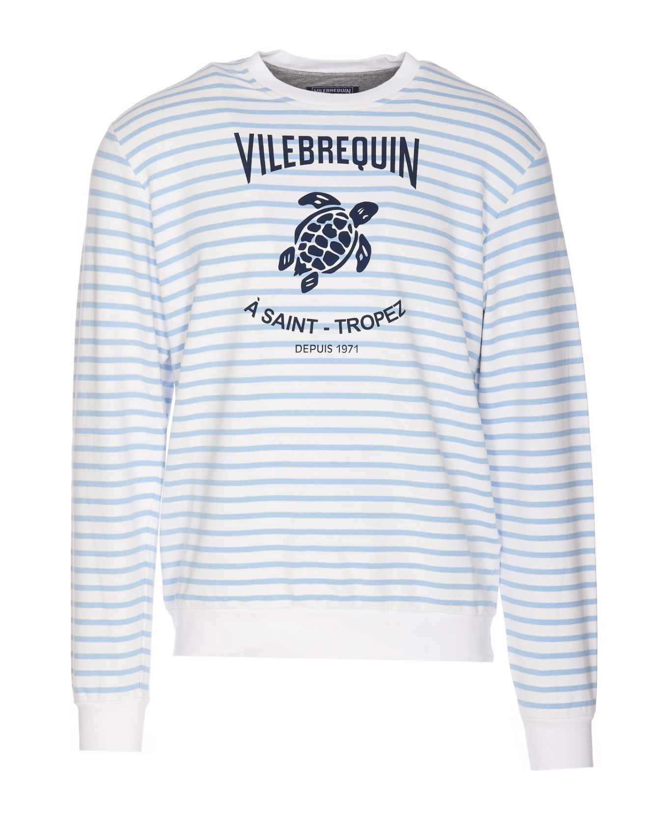 Vilebrequin Turtle Logo Longsleeves T-shirt - Blue