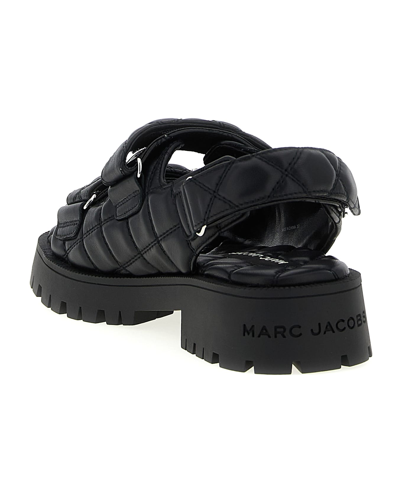 Marc Jacobs 
the Quilted Sunny
 Sandals - Black  