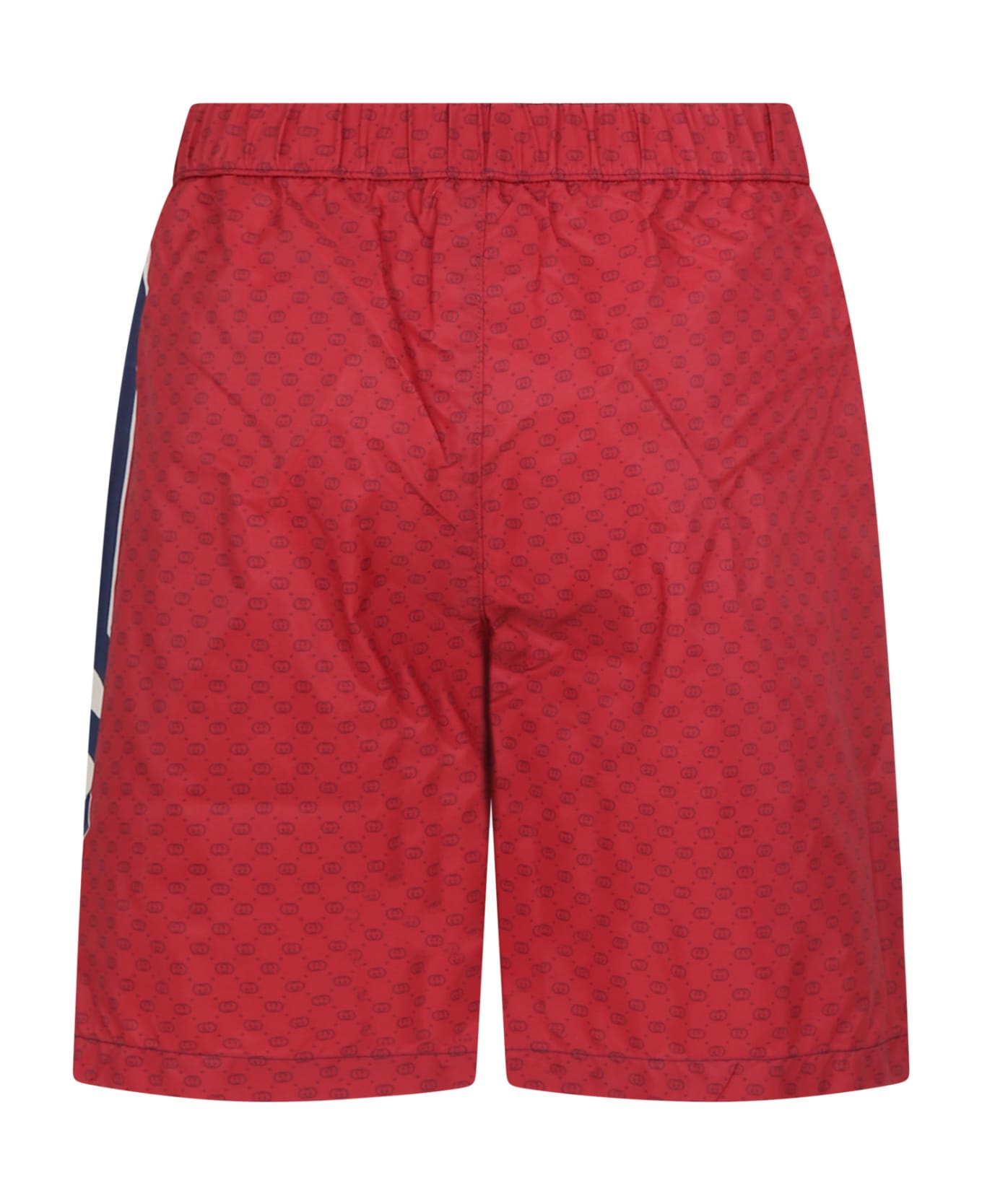 Gucci Blue Swim Shorts For Boy With Double G - Blue