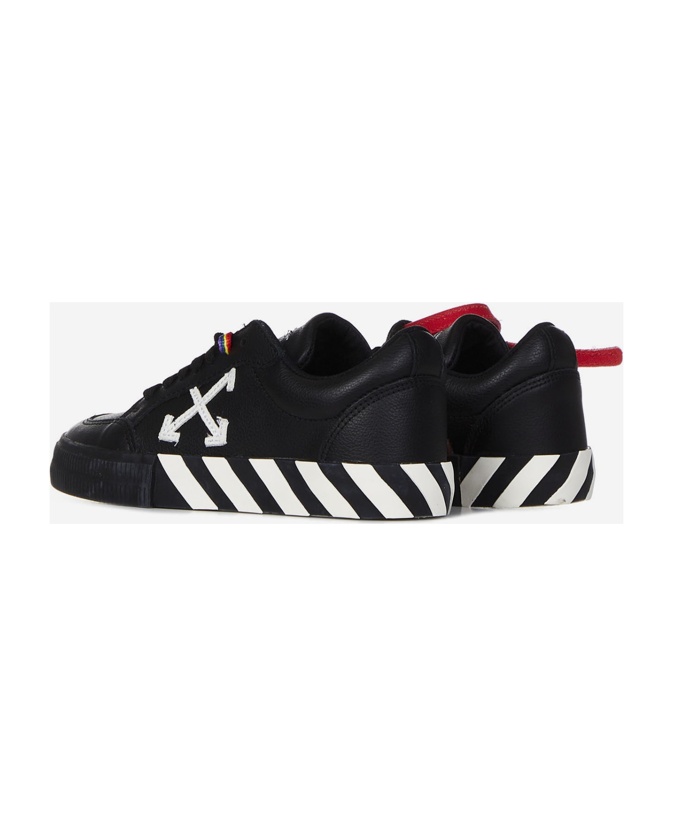 Off-White Kids Low Top Vulcanized Sneakers - Black
