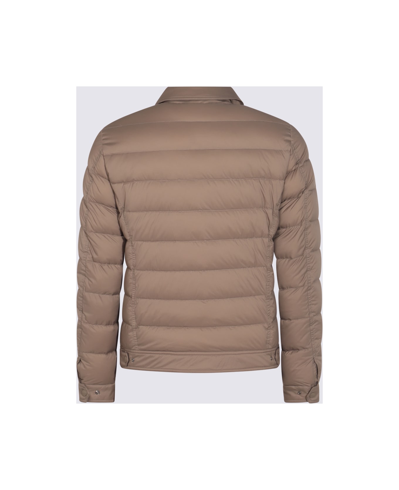 Herno Light Beige Down Jacket - Fango