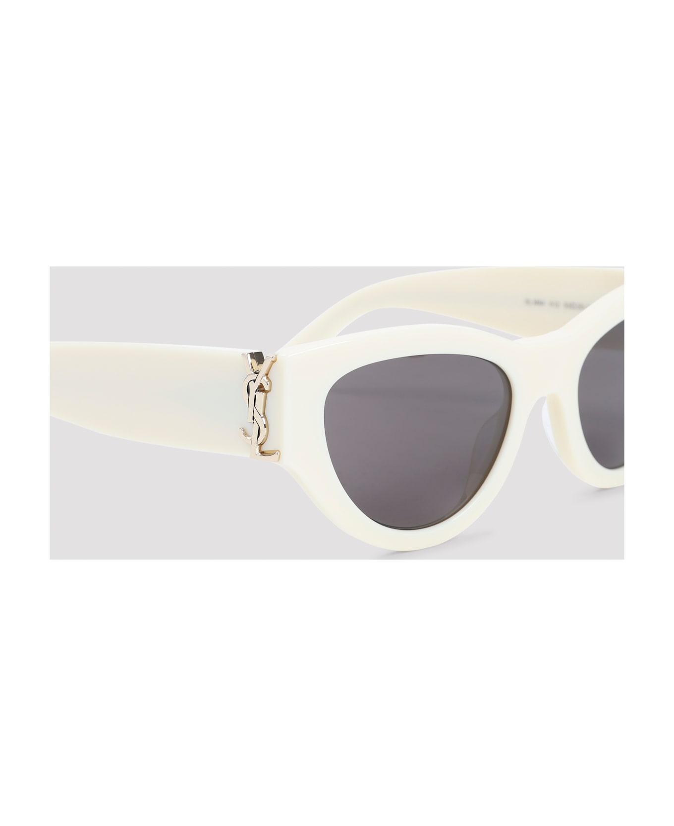 Saint Laurent Sl M94 Sunglasses - Ivory Ivory Black