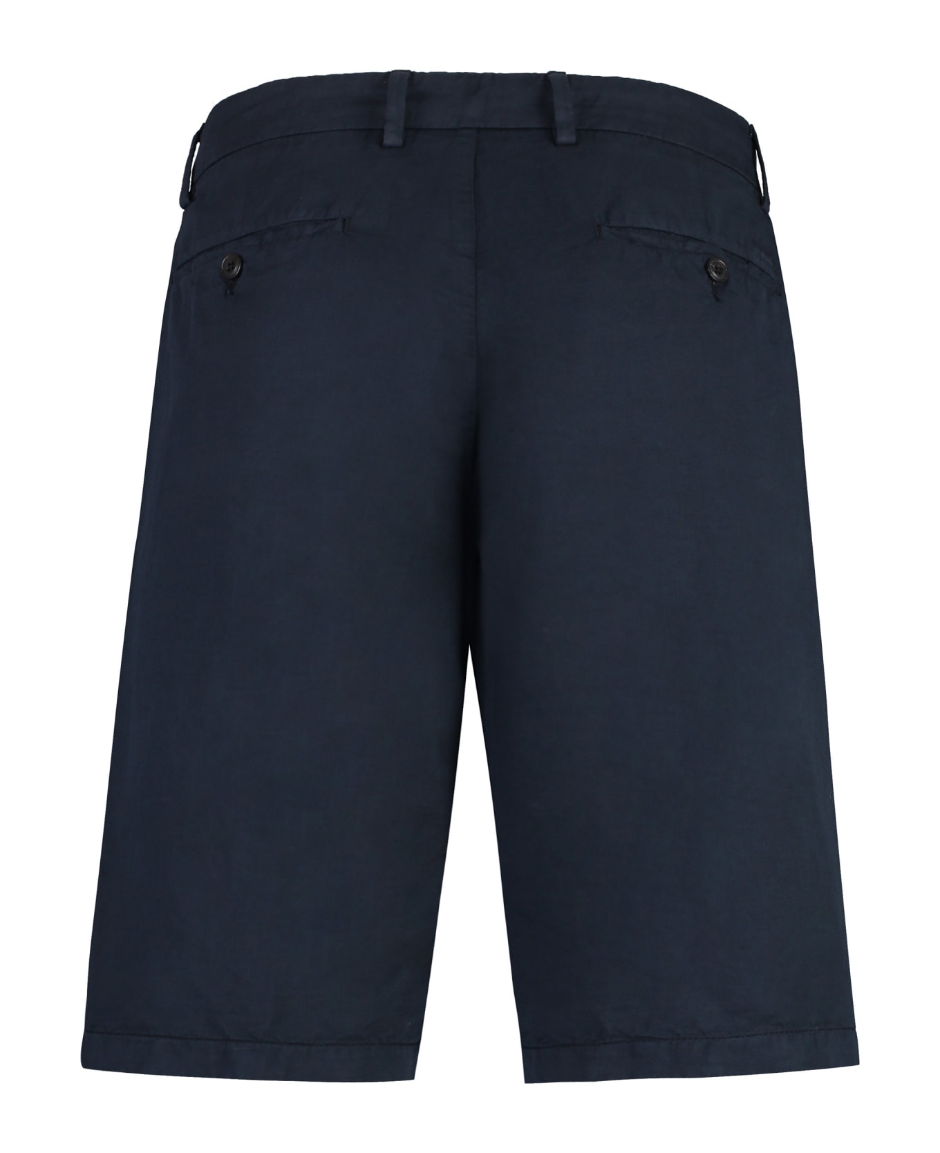 Paul&Shark Cotton And Linen Bermuda-shorts - blue ショートパンツ
