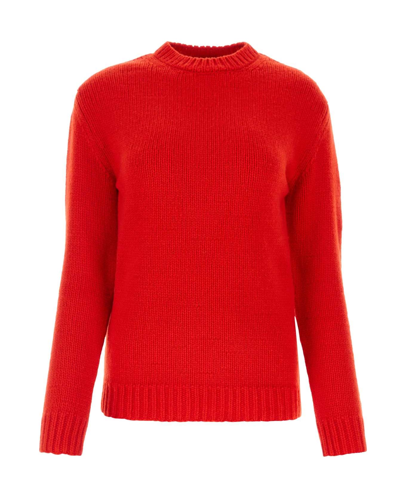 Gucci Red Wool Sweater - REDIVORY