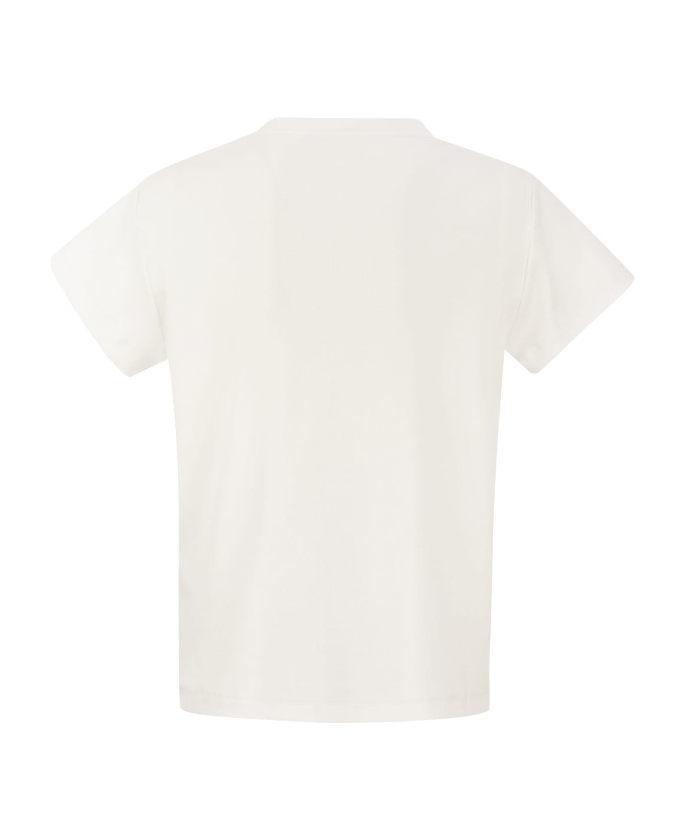 Fabiana Filippi Organic Cotton Jersey T-shirt - White