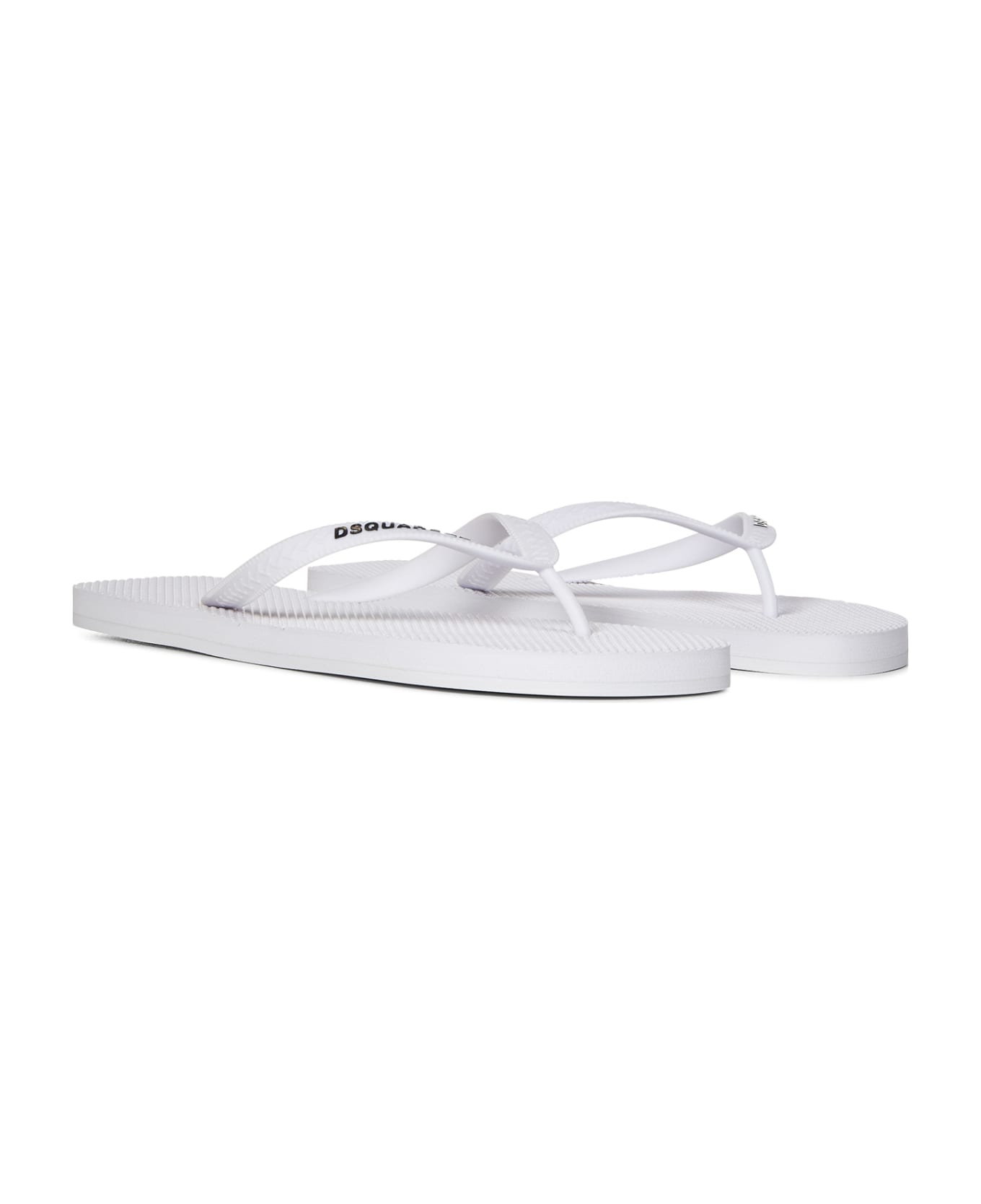 Dsquared2 Flip Flops - White その他各種シューズ