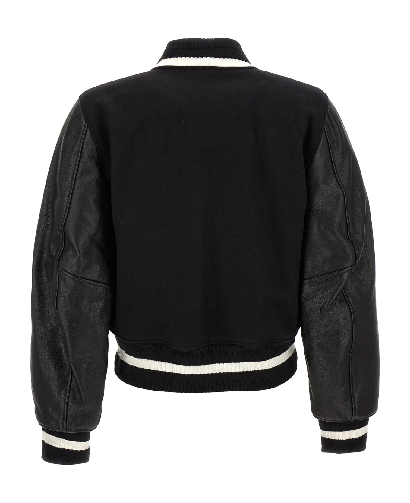 Givenchy 'varsity' Bomber Jacket - White/Black