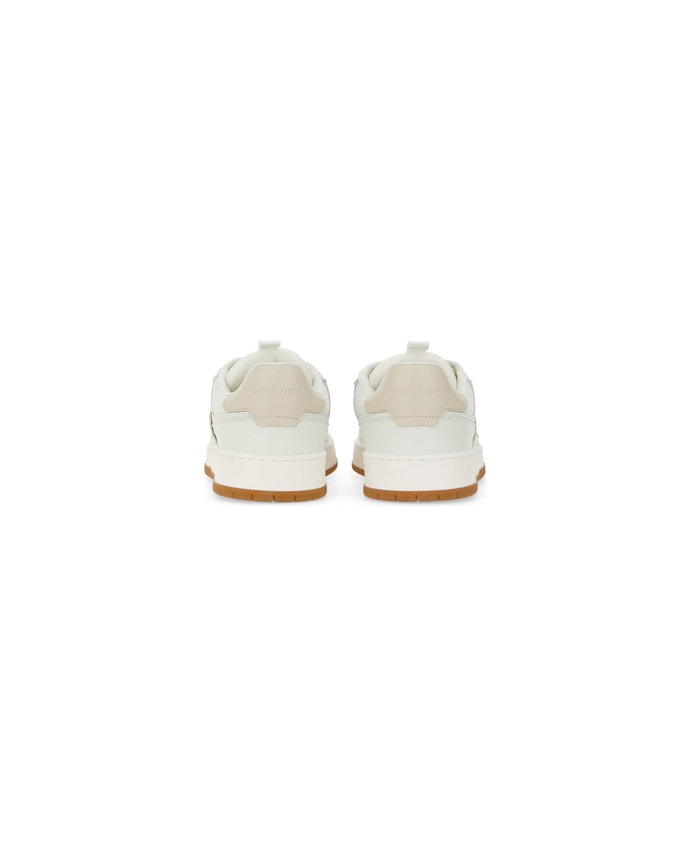Woolrich Leather Sneaker - WHITE サンダル