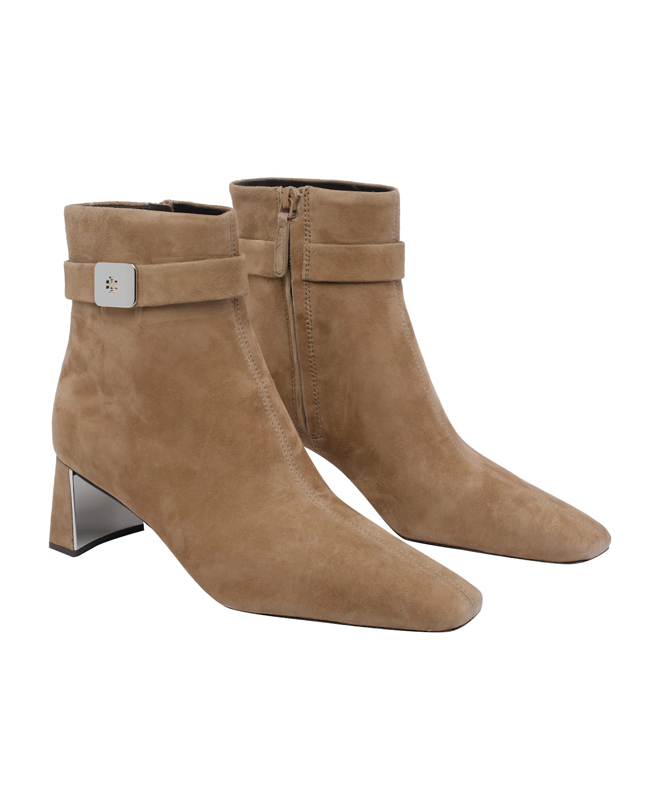 Tory Burch Georgia Ankle Boot - Beige