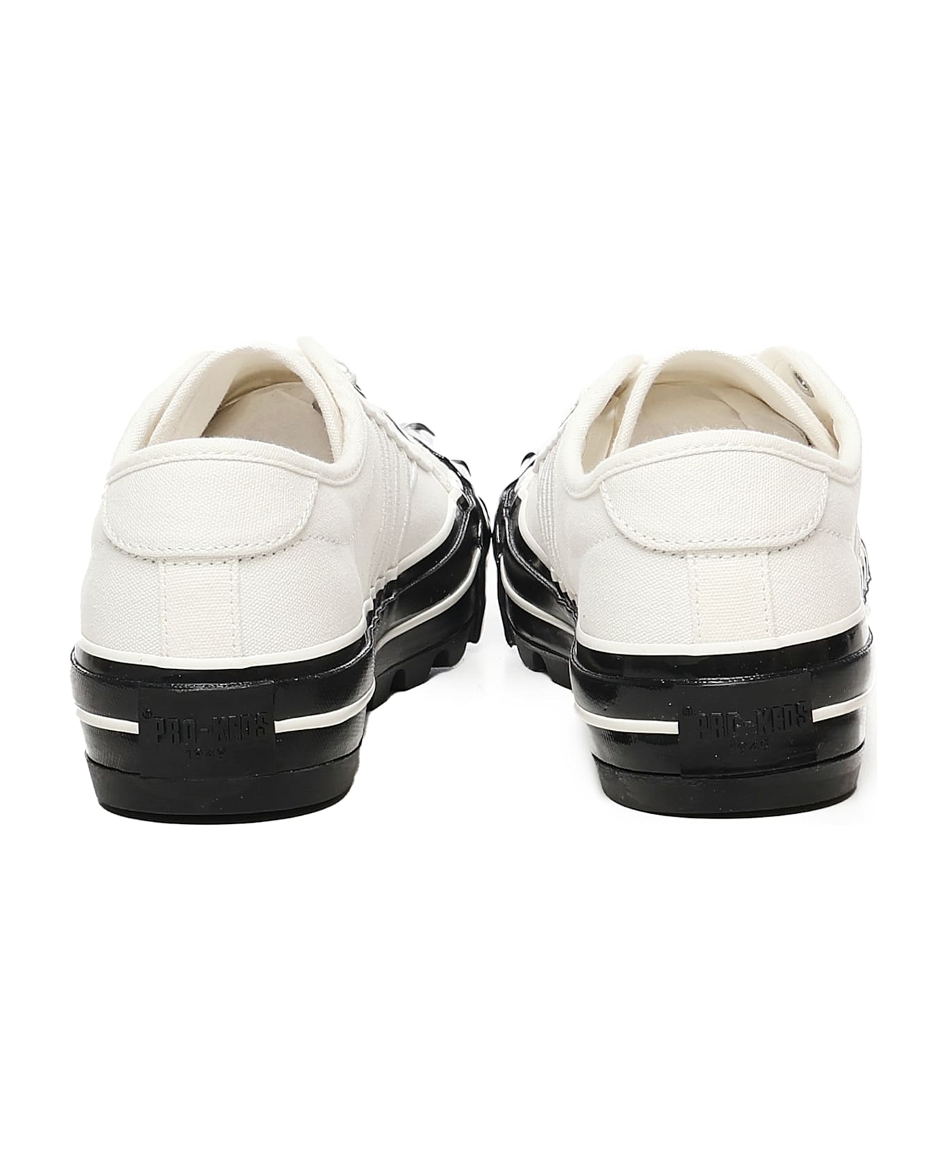 PRO-Keds Low-top Sneakers With Platform - WHITE, black
