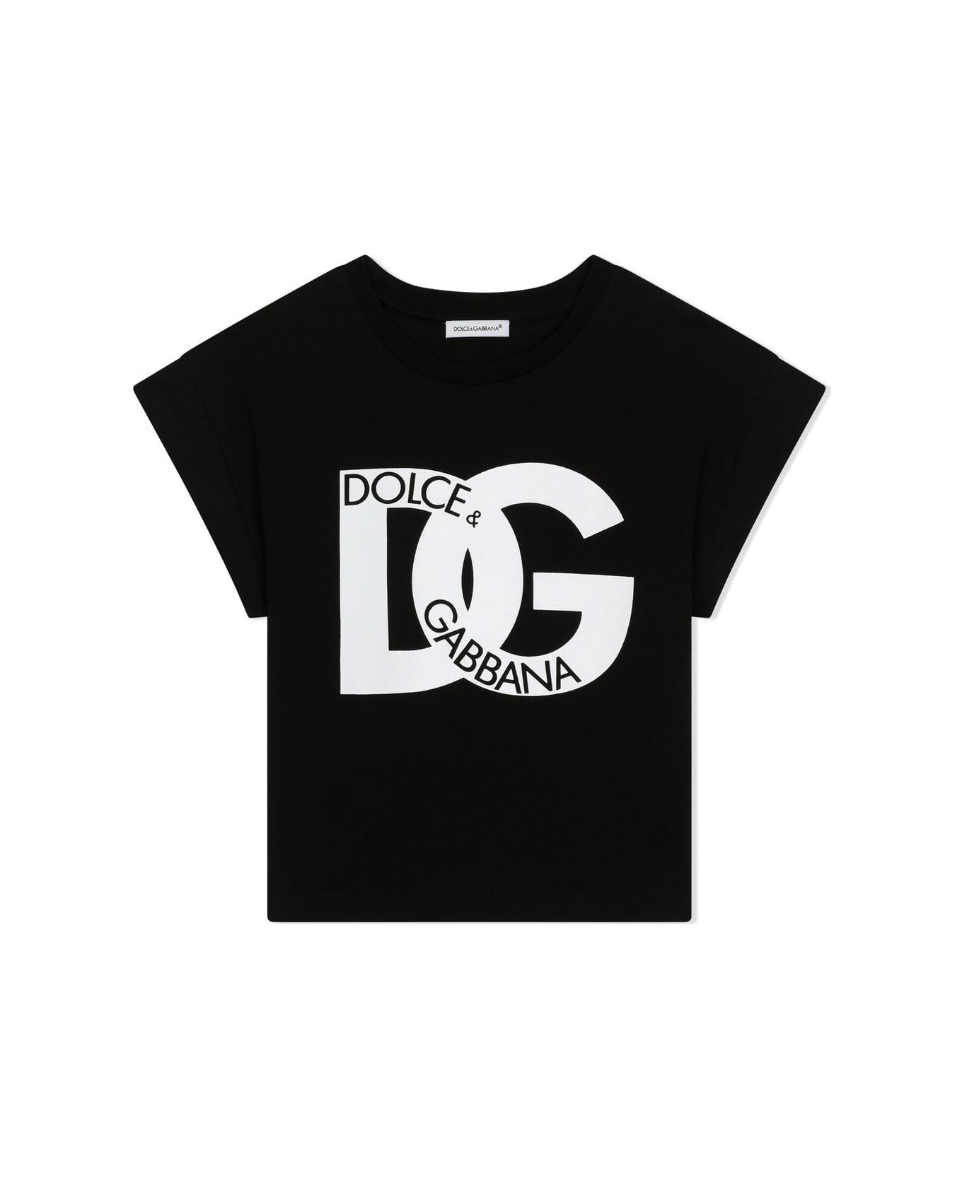 Dolce & Gabbana T-shirt Con Stampa - Black