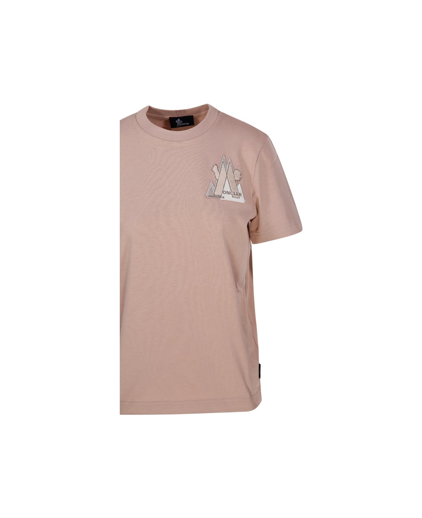 Moncler Grenoble Logo Patch Crewneck T-shirt Tシャツ