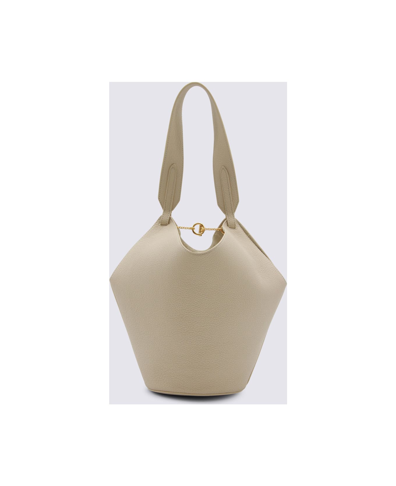 Khaite Ivory Leather Satchel - DARK IVORY