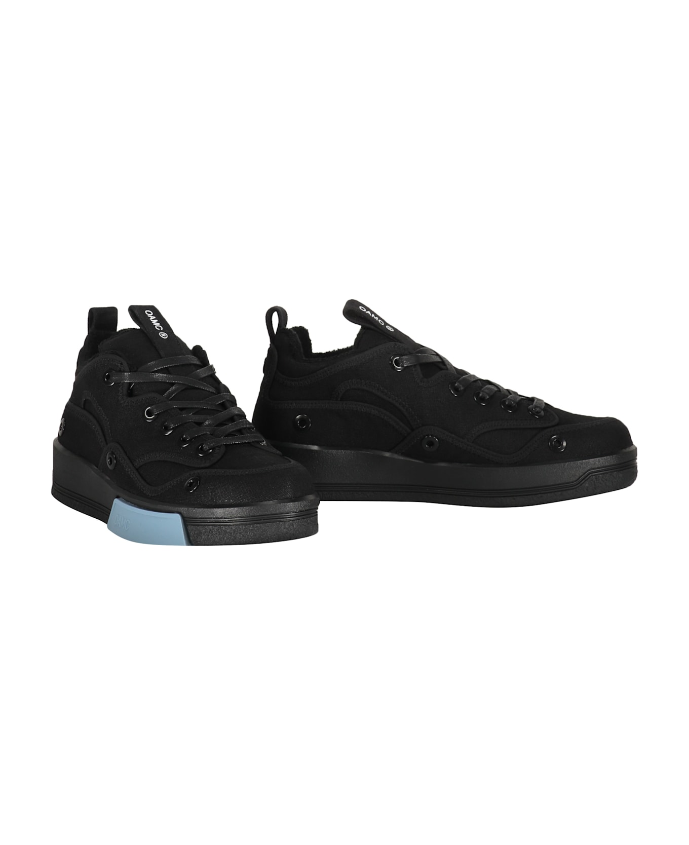 OAMC Fabric Low-top Sneakers - black