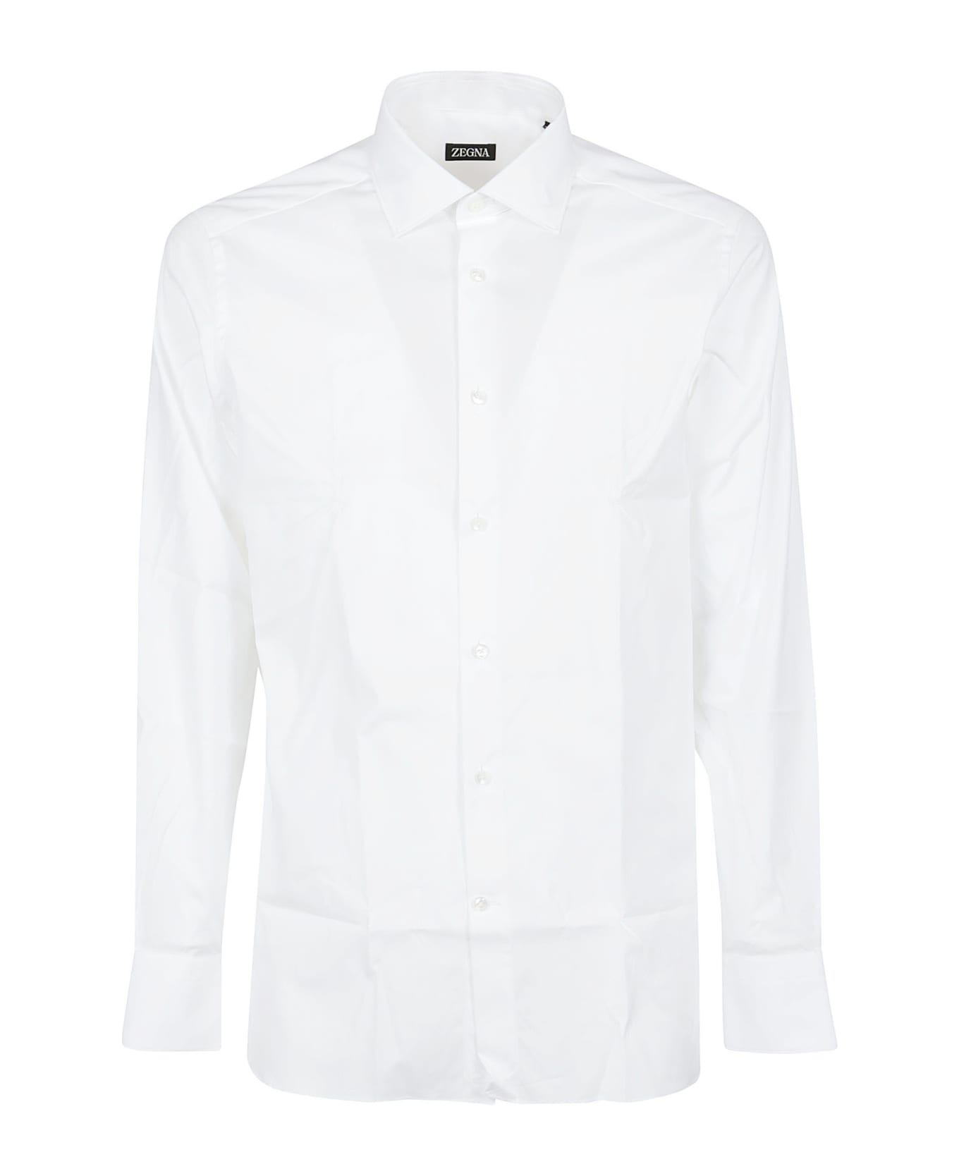 Ermenegildo Zegna Lux Tailoring Long Sleeve Shirt - Bianco