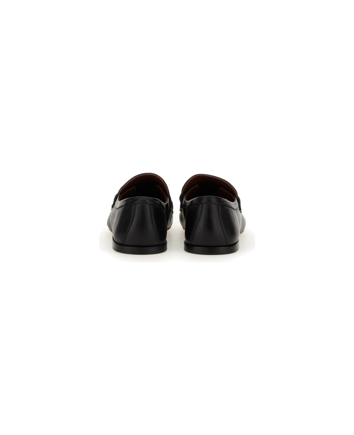 Valentino Garavani Moccasin Vlogo The Signature - BLACK
