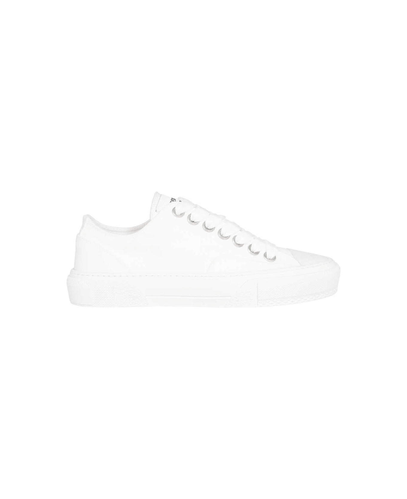 MSGM Canvas Sneakers - White