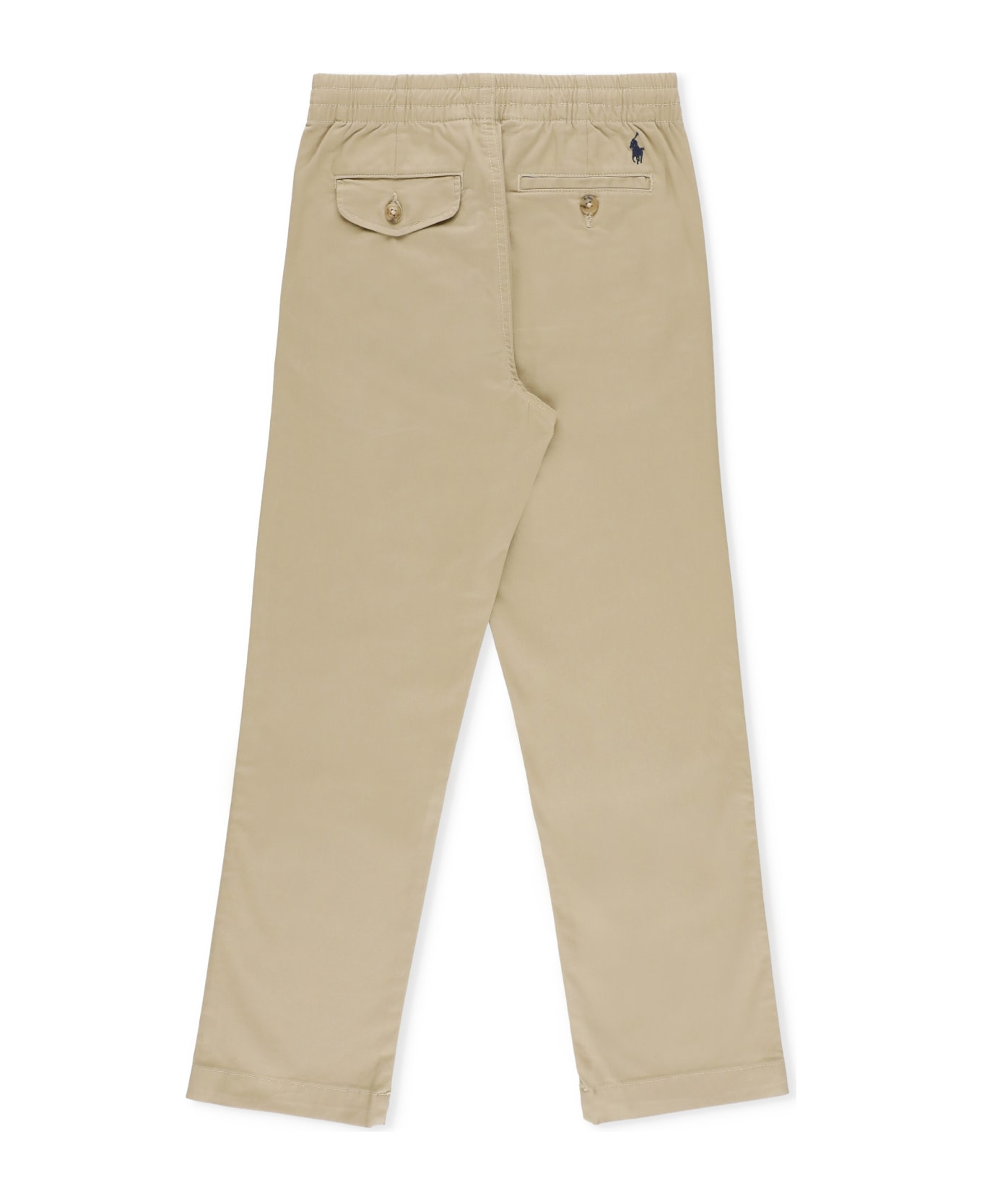 Ralph Lauren Pants With Logo - Beige