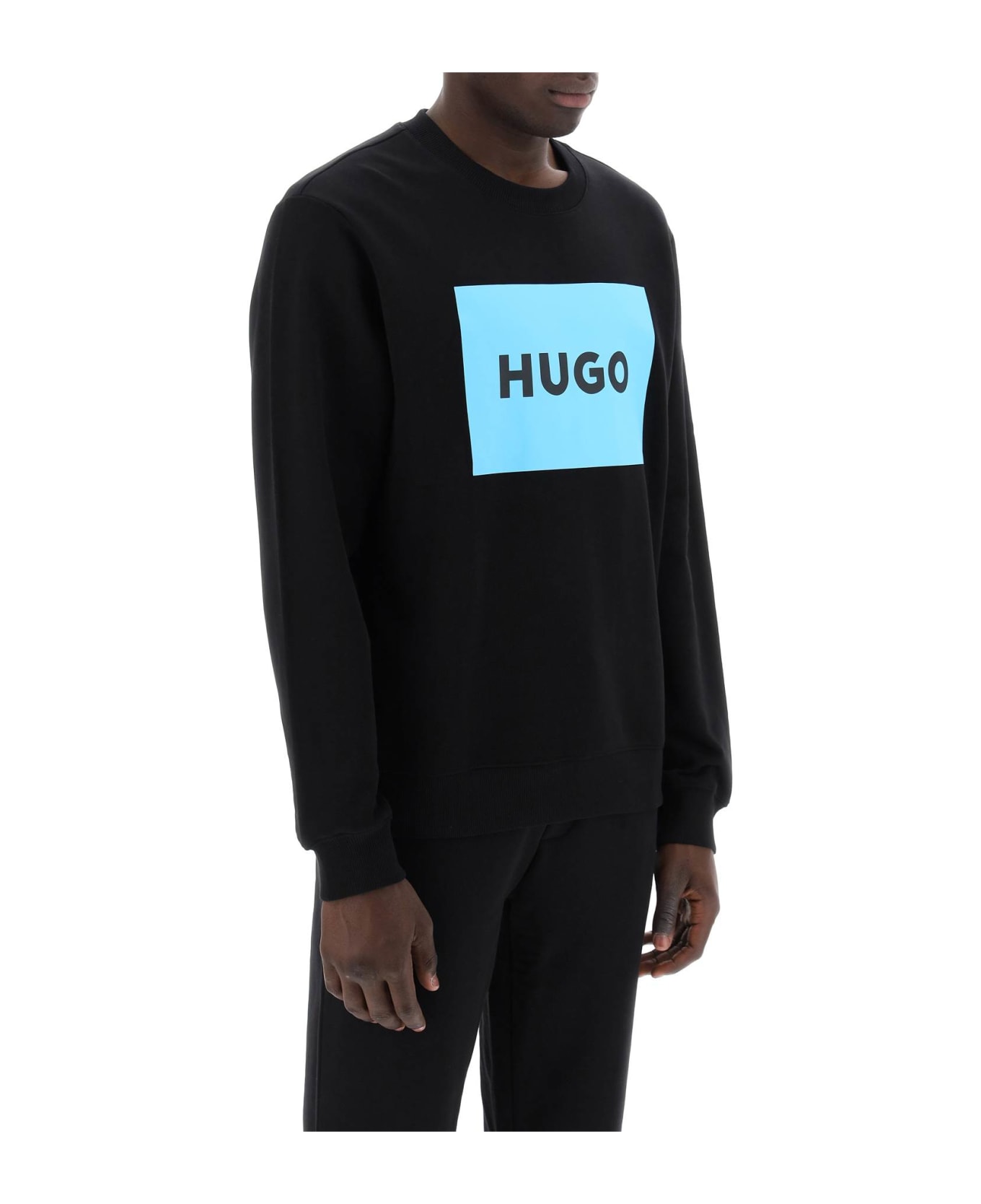 Hugo Boss Duragol Logo Box Sweatshirt - BLACK 009 (Black)