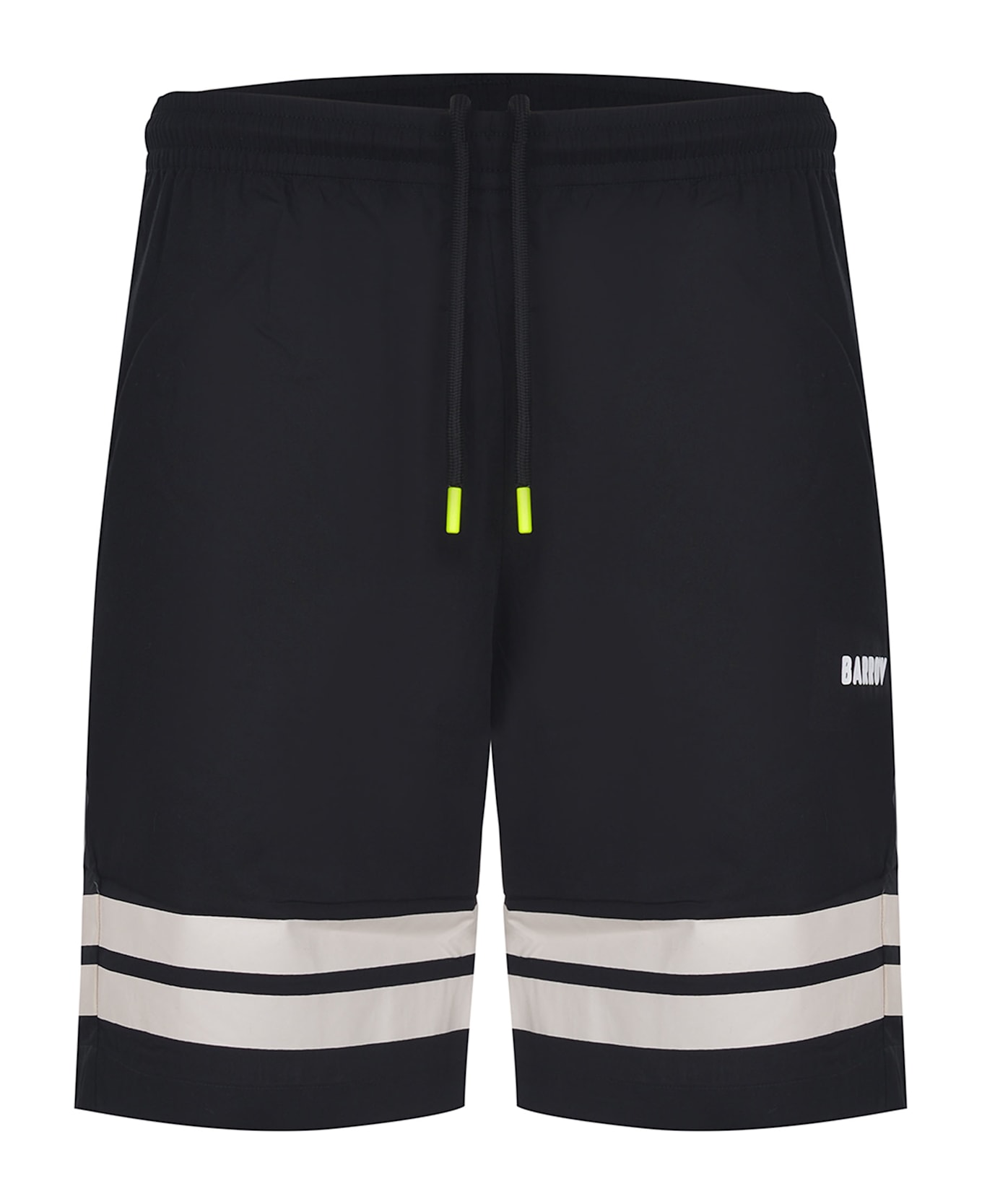 Barrow Bermuda Shorts In Poplin - Black