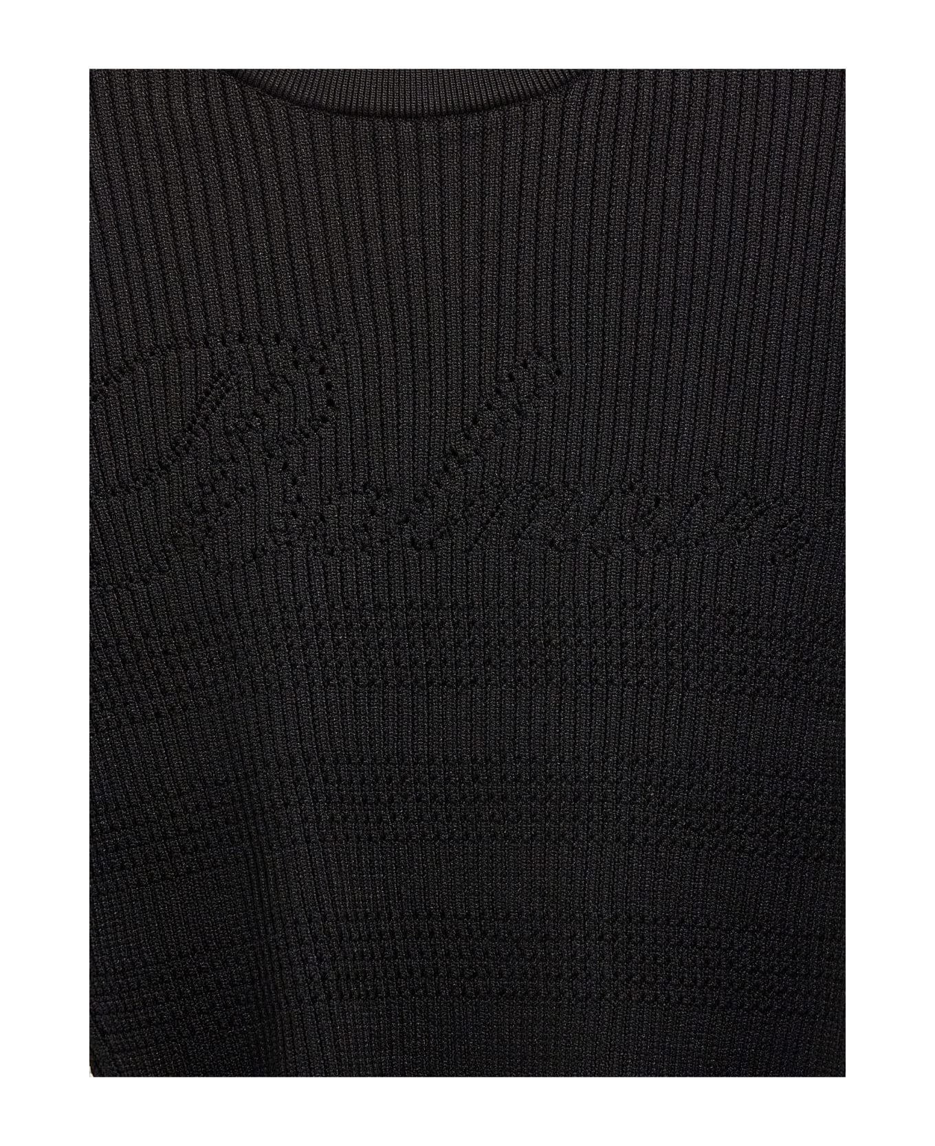 Balmain Signature Knit Jumper - BLACK